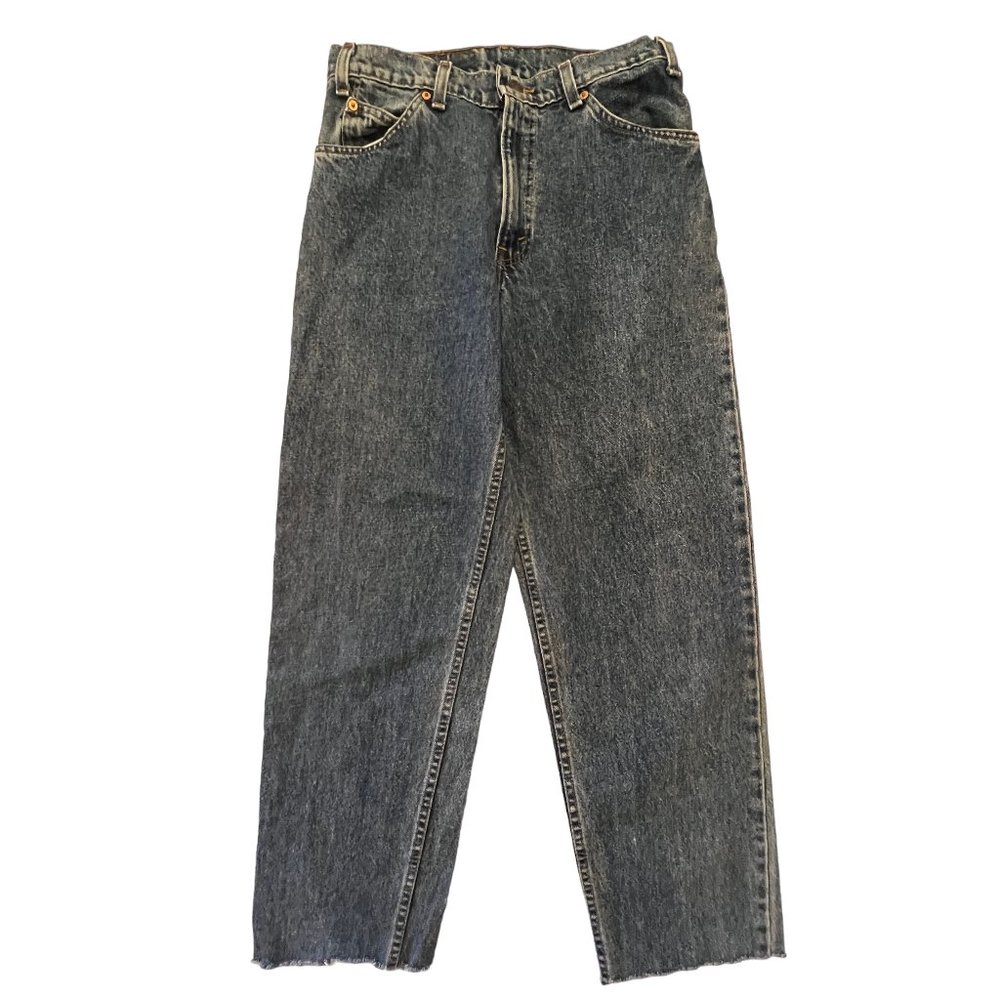 LEVI 'S 550 Vintage Denim 100% Cotton High Waist Jeans Size 32 - Picture 1 of 7